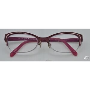 Kate Spade Chloris OJSQ Hot Pink Eyeglasses 135 Temple Preowned